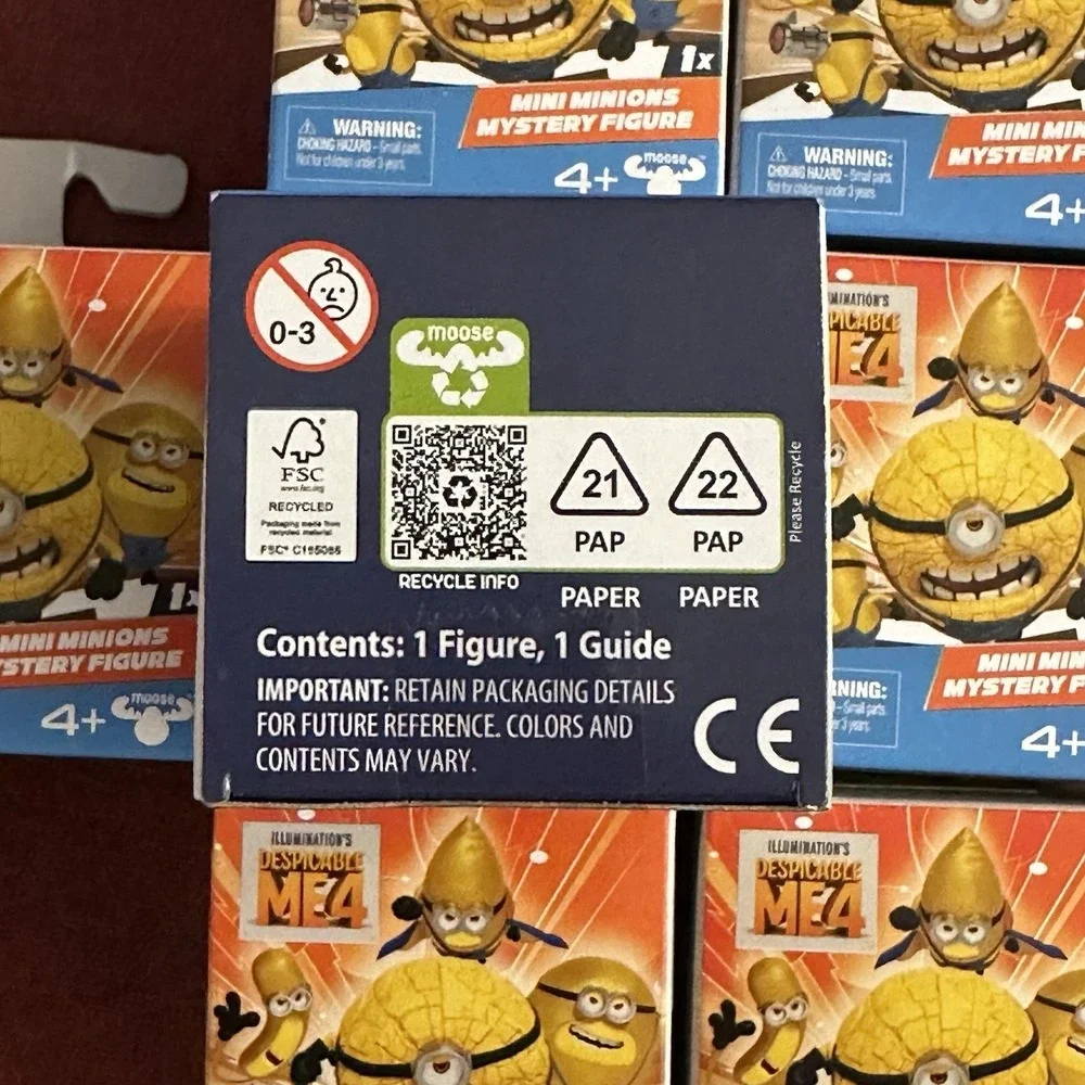 Lot 8 - Despicable Me 4 Minions Mini Mystery Series 1 Figures Sealed